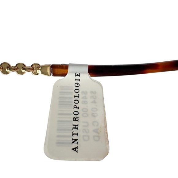 Anthropologie Tortoiseshell Sunglasses with Gold Accents - Picture 8 of 10